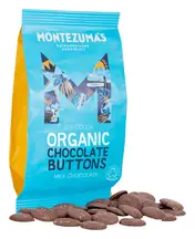 Organic Milk Chocolate Buttons 120g (Montezuma's)