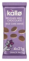 Milk Chocolate Rice Cake Minis 84g (Kallo)