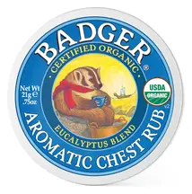 Organic Mini Aromatic Chest Rub 21g (Badger)