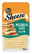 Mozzarella Style Slices 180g (Bute Island Food Sheese)