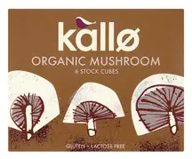 Organic Mushroom Stock Cubes 66g (Kallo)