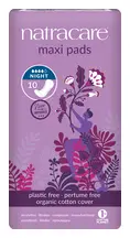 Maxi Pads Night Time x10 pads (Natracare)