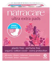 Ultra Extra Pads, Super x10 (Natracare)