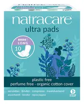 Ultra Pads, Long with Wings x10 (Natracare)