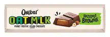 Organic Oat M'lk Hazelnut Brownie Filled Bar 42g (Ombar)