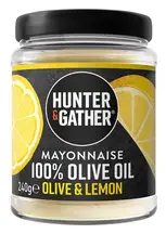 100% Olive Oil Olive & Lemon Mayonnaise 250g (Hunter and Gather)