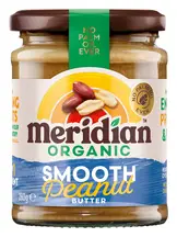 Organic Smooth Peanut Butter 280g (Meridian)