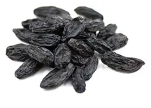 Organic Black Bukhara Raisins 250g (Sussex Wholefoods)