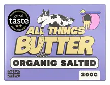 Organic British Salted Butter 200g (All Things)