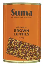 Organic Brown Lentils 400g (Suma)