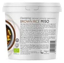 Organic Unpasteurised Japanese Brown Rice Miso Paste 1kg (Clearspring)