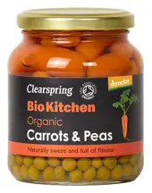 Organic Demeter Carrots & Peas 350g (Clearspring)