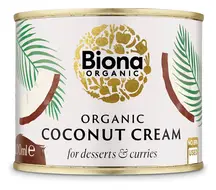 Organic Coconut Cream 200ml (Biona)
