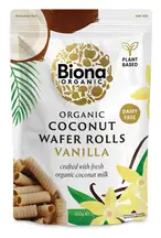 Organic Vanilla Coconut Wafer Rolls 100g (Biona)