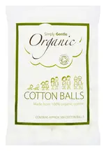 Organic Cotton Balls x 100 (Simply Gentle)