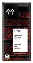 Organic Fine Dark 99% Cocoa Bar 80g (Vivani)