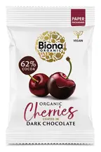Organic Dark Chocolate Cherries 45g (Biona)