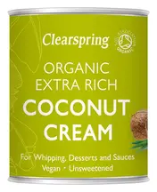 Organic Extra Rich Coconut Cream 200ml (Clearspring)