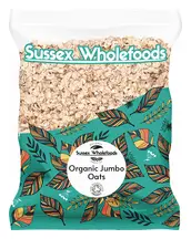 Organic Jumbo Oats 500g (Sussex Wholefoods)