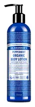 Organic Peppermint Lime Lotion 240ml (Dr. Bronner's)