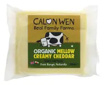 Organic Mellow Creamy Cheddar Cheese 200g (Calon Wen)