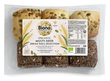 Organic Multi-Seed Bread Roll Selection 300g (Biona)