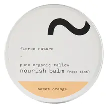 Organic Pure Tallow Nourish Balm with Rose Tint 100g (Fierce Nature)