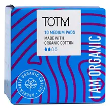Organic Pads with Wings - Medium Flow x 10 (TOTM)