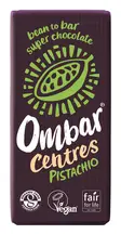 Organic Pistachio Centres Bar 70g (Ombar)