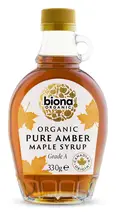 Organic Pure Maple Syrup Amber Grade A 330g (Biona)