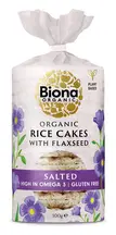 Organic Rice Cakes with Flaxseeds (Biona)