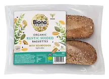 Organic Rustic Seeded Sourdough Baguette 300g (Biona)