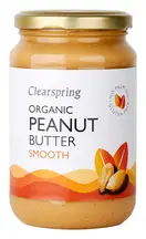 Organic Peanut Butter Smooth 350g (Clearspring)