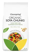 Organic Gluten Free Soya Protein Chunks 200g (Clearspring)