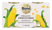Organic Sweetcorn Multipack 2x160g (Biona)