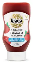 Organic Tomato Ketchup No Added Sugar 470g (Biona)