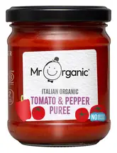 Organic Tomato & Pepper Puree 200g (Mr Organic)