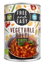 Organic Vegetable Balti 400g (Free & Easy)