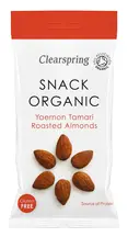 Organic Yaemon Tamari Roasted Almonds 30g (Clearspring)