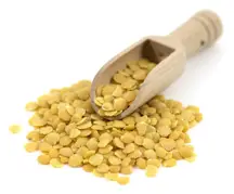 Organic Yellow Split Lentils 500g (Sussex Wholefoods)