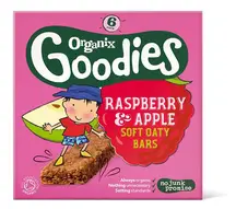 Raspberry and Apple Goodies Oat Bar 6x30g (Organix)