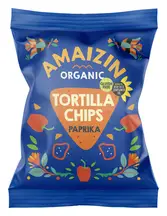 Organic Paprika Corn Chips 75g (Amaizin)