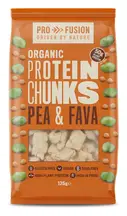 Organic Pea & Fava Protein Chunks 125g (Profusion)
