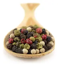 Whole and Ground Peppercorns