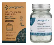 Peppermint Mouthwash Tablets 180 Tablets (Georganics)