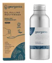 Organic Peppermint Oil Pulling Mouthwash 100ml (Georganics)