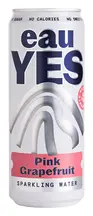 Pink Grapefruit Sparkling Mineral Water 330ml (eauYES)