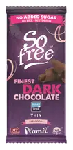 So Free No Added Sugar Finest Dark Thin Chocolate 80g (Plamil)