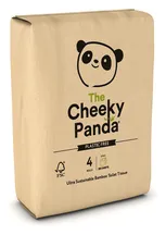 Plastic Free Bamboo Toilet Paper 4 Pack (Cheeky Panda)