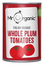 Organic Whole Plum Tomatoes 400g (Mr Organic)
